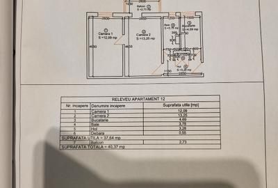 Apartament 2 camere - Etaj 2  Zona Tipografilor( Înfrățirii) - Direct Proprietar - 16