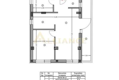 Apartament 2 camere | 67 mp | Etaj 2/3 | Incalzire in pardoseala | Str. Biruinte - 11