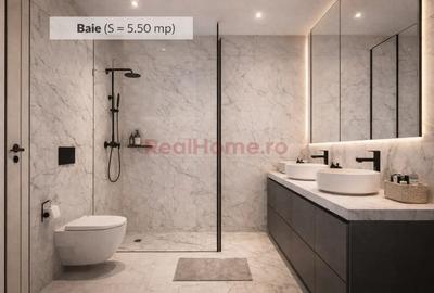 3 camere NOU 77,2 mp + balcon 12,9 mp 8 min Metrou Nicolae Teclu - 4