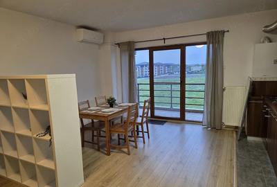 Apartament de 2 camere, 58 mp, parcare, centrala, balcon, Straulesti - 6