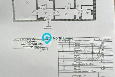 Apartament 3 camere decomandat | renovat complet | Metrou Gorjului | - 25