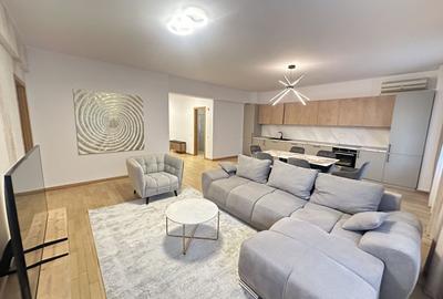 Apartament cu 4 camere decomandat, mobilat în Herăstrău