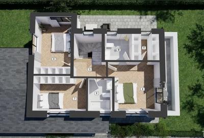 Casă individuală pasivă nZEB de vânzare în Florești, ansamblu exclusivisT - 9