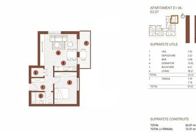 Apartament 2 camere ansamblu nou, Barbu Vacarescu-Floreasca/Comision 0 - 8