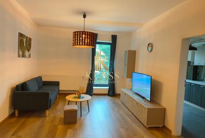 Apartament cu 2 camere semidecomandat, mobilat în Corbeanca