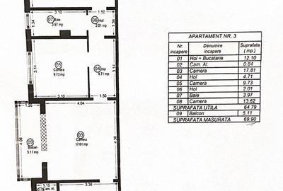 Girocului | 3 Camere | Centrala proprie | Boxa | Semi-Mobilat - 15