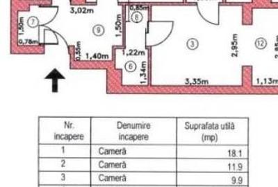Apartament,3 Camere,Titan,Parc IOR,bl.reabilitat,Amenajat,2 bai,centrala,parcare - 7