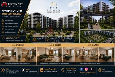 Apartament cu 2 camere decomandat în Theodor Pallady