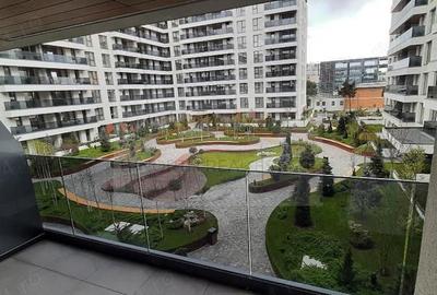 Apartament de închiriat 2 camere Nusco City Pipera | Vedere către grădina - 1