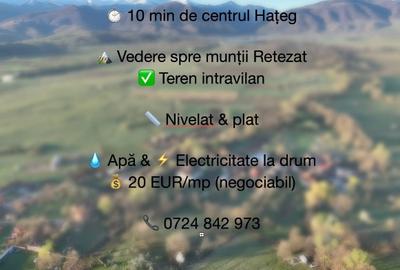 Teren intravilan 2.000 mp de vânzare – Cârnești, Țara Hațegului | vedere Retezat - 1