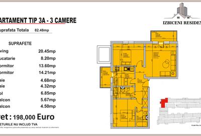 Apartament 3 Camere TIP A in complex Izbiceni Residence - 2