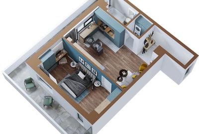 Apartament cu 2 camere decomandat în Copou