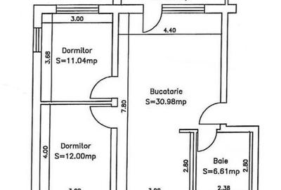 Apartament de vanzare,61mp,115 900 cu parcare inclusa,Floresti. - 13