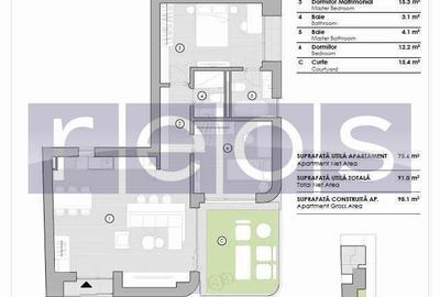 INCHIRIERE 3 CAMERE | PRIMA INCHIRIERE | PARTER | 91MP | LUX - 7