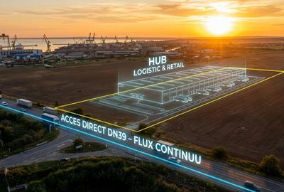 Constanța 11.500 mp Intravilan  Port Mangalia  2 Mai Front 44m DN39 Logistic - 2