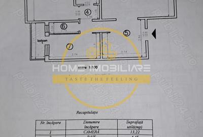 Apartament 2 CD, 65mp , et. 1/8 , bloc din 1991 Dacia - Piata - 9