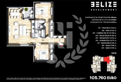 APARTAMENT 3 CAMERE CU 2 TERASE SPATIOASE - 2