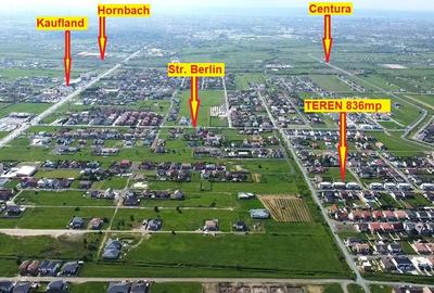 836mp - Teren Mosnita | pozitionat excelent, zona locuita - 2