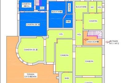 Apartament cu 5 camere situat in cadrului unui conac din inima Clujui - 4