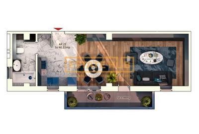 Apartament nou 1 camera | Str Dorobantilor | Comision 0% - 7