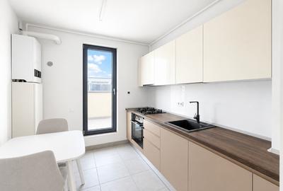 Apartament cu 2 camere semidecomandat, mobilat în Pipera