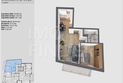 IMOBIL PREMIUM - Apartamente 2  camere , imobil nou , Centru - 2