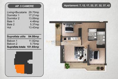 Apartament premium, 3 camere, finisaje de lux, zona Marriott, Sector 5 - 8