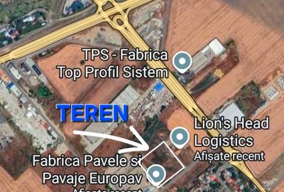 Vand teren intravilan suprafață 2500mp cu hale 564mp zona Popești-Leordeni - 2