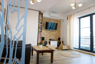 Studio Ultrafinisat| Terasă cu vedere Panoramică, Parcare și Boxă - 7