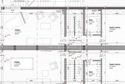 Casa Finisata | 193Mp  cu  Terasa Panoramica 65Mp | Parcare | Cart. Tineretului - 13
