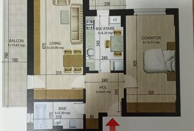 Apartament 2 camere | Bloc 2018 | 2 balcoane | Parcare inclusă - 1