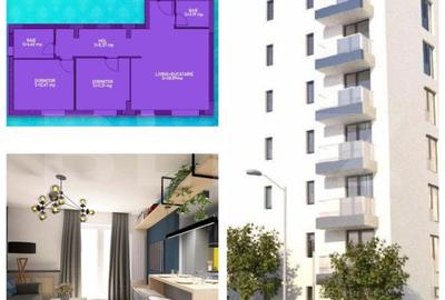 Apartament cu 3 camere decomandat în Cornitoiu