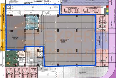 Spațiu comercial, 287 mp în Tomis Nord