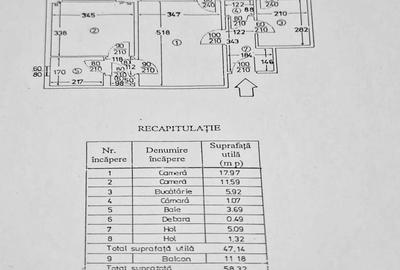 Apartament cu 2 camere, Domenii, etaj 5, reabilitat, metrou 1Mai - 10