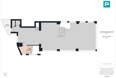 Spațiu comercial renovat, vitrină 8 m, Etaj 1 - 8
