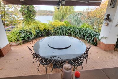 Vila lac snagov in cea mai buna portiune a lacului, ponton, garaj barca, piscina - 18