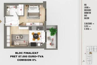 0% Comision | Studio Pallady | Bloc nou finalizat | Ideal investiție - 3