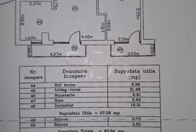 2 camere, semidecomandat, Zona Valea Largă - 7