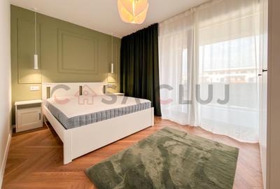Apartament cu 2 camere semidecomandat, mobilat în Între Lacuri