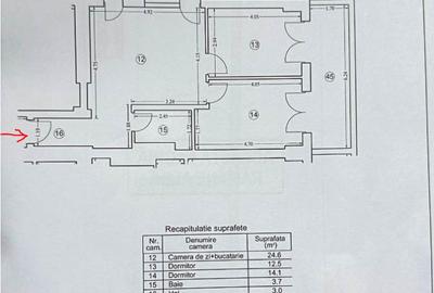 Apartament cu 3 camere,70 mp,etaj 2 in Sun Lake Residence Comision 0% - 29