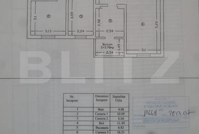 Apartament 3 camere, 57 mp, zona Pacurari - Moara de Foc - 6