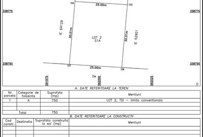 Tunari – zona Castanului | teren 750 mp | deschidere 25 ml | Ideal casa / duplex - 5