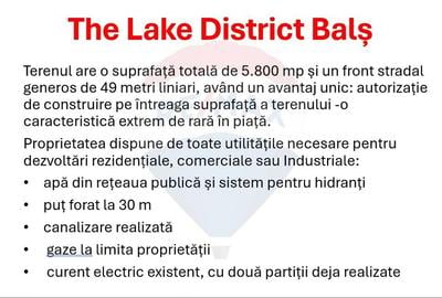 5800mp, intravilan, toate utilitatile, oportunitate investitie, Bals - 15