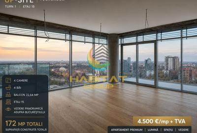 UP-SITE Floreasca | 4 Camere | 172 mp | Etaj 15 | Vedere Panoramică | 936.540 € - 19