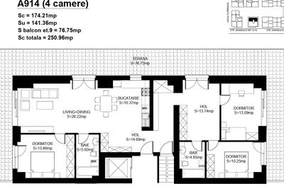 Penthouse 4 camere parc Herastrau Parc Bordei - 22