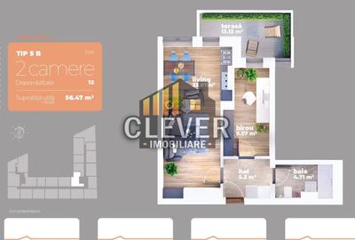 Apartament 2 camere, Direct Dezvoltator,  Auchan Titan - 1