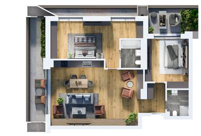 Apartament 3 camere Pipera zona linistita - 15