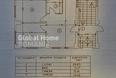 Apartament 3 camere 60MP | Bucurestii noi | Metrou Laminorului | - 16