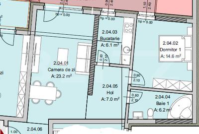 Apartament 2 camere, 62 mp, Terasa 12 mp, Imobil Nou, Semicentral - 5