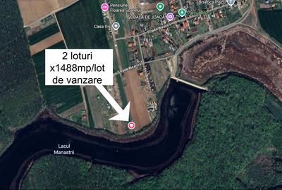 Teren cu deschidere la lac, langa padurea Scrovistea, 2 loturi - 1